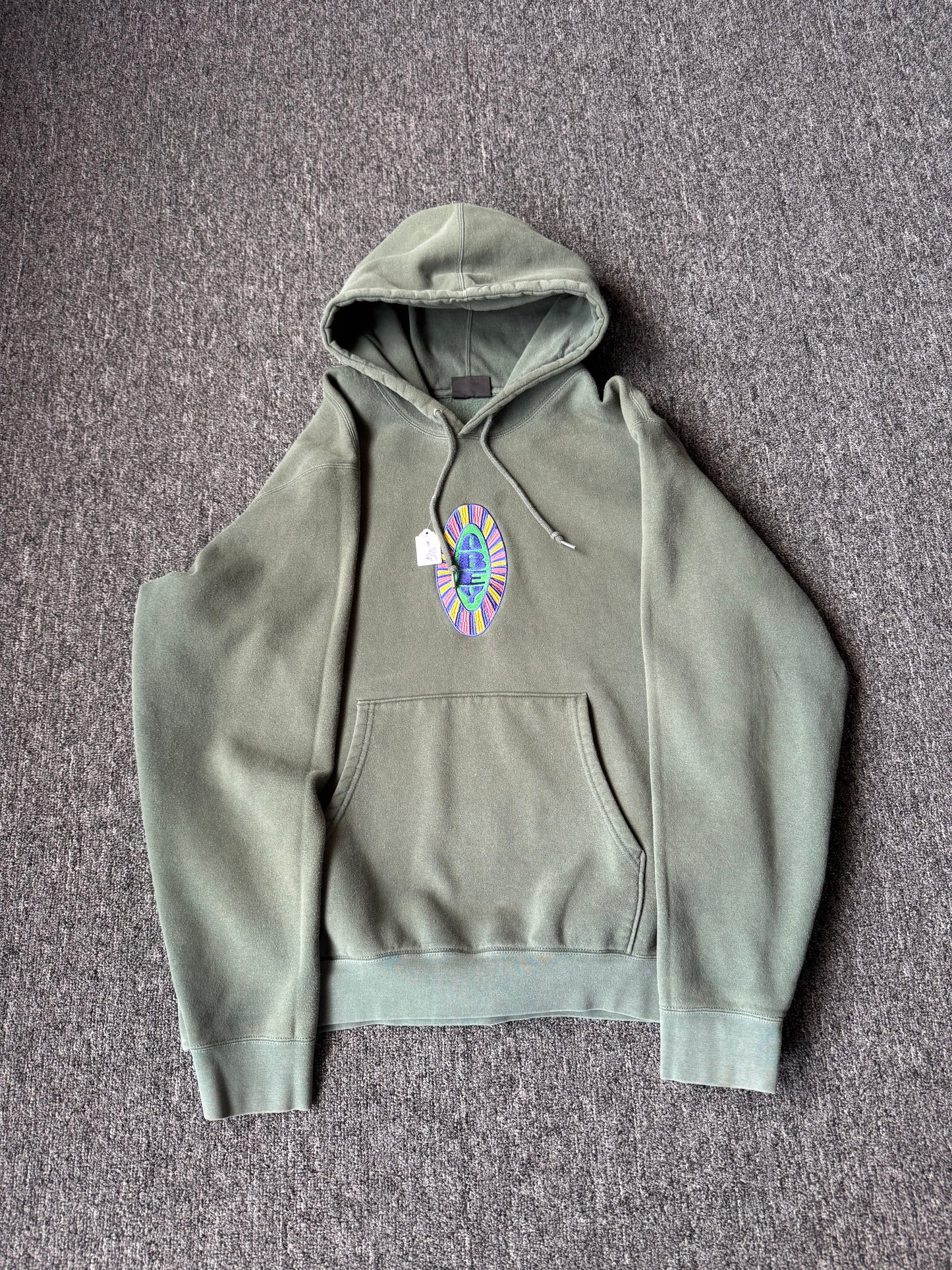Green Y2K Obey Hoodie (2XL)