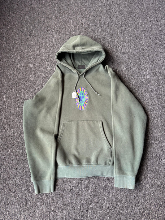 Green Y2K Obey Hoodie (2XL)