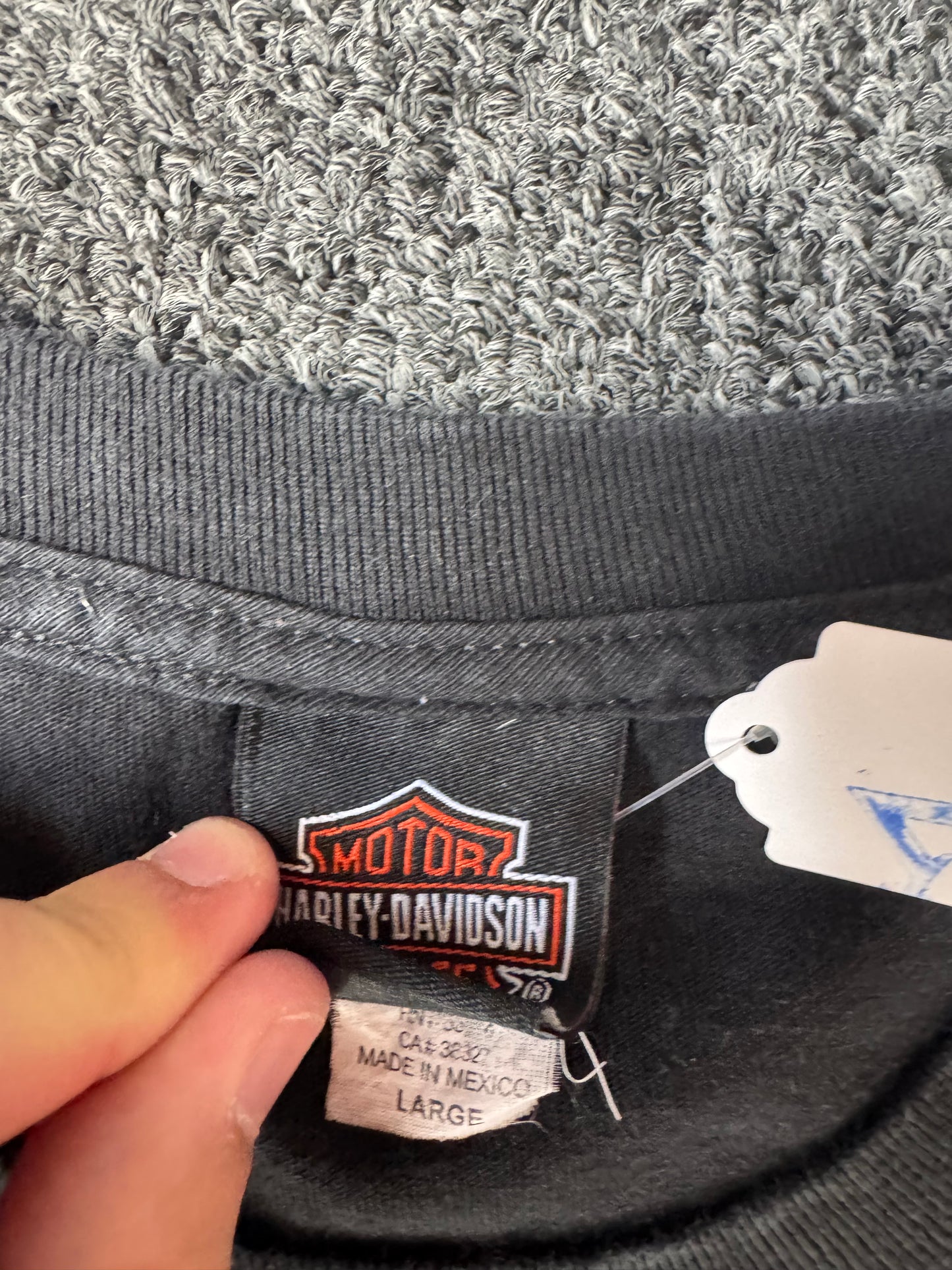 Black Harley Davidson Harley Heaven Shirt (L)