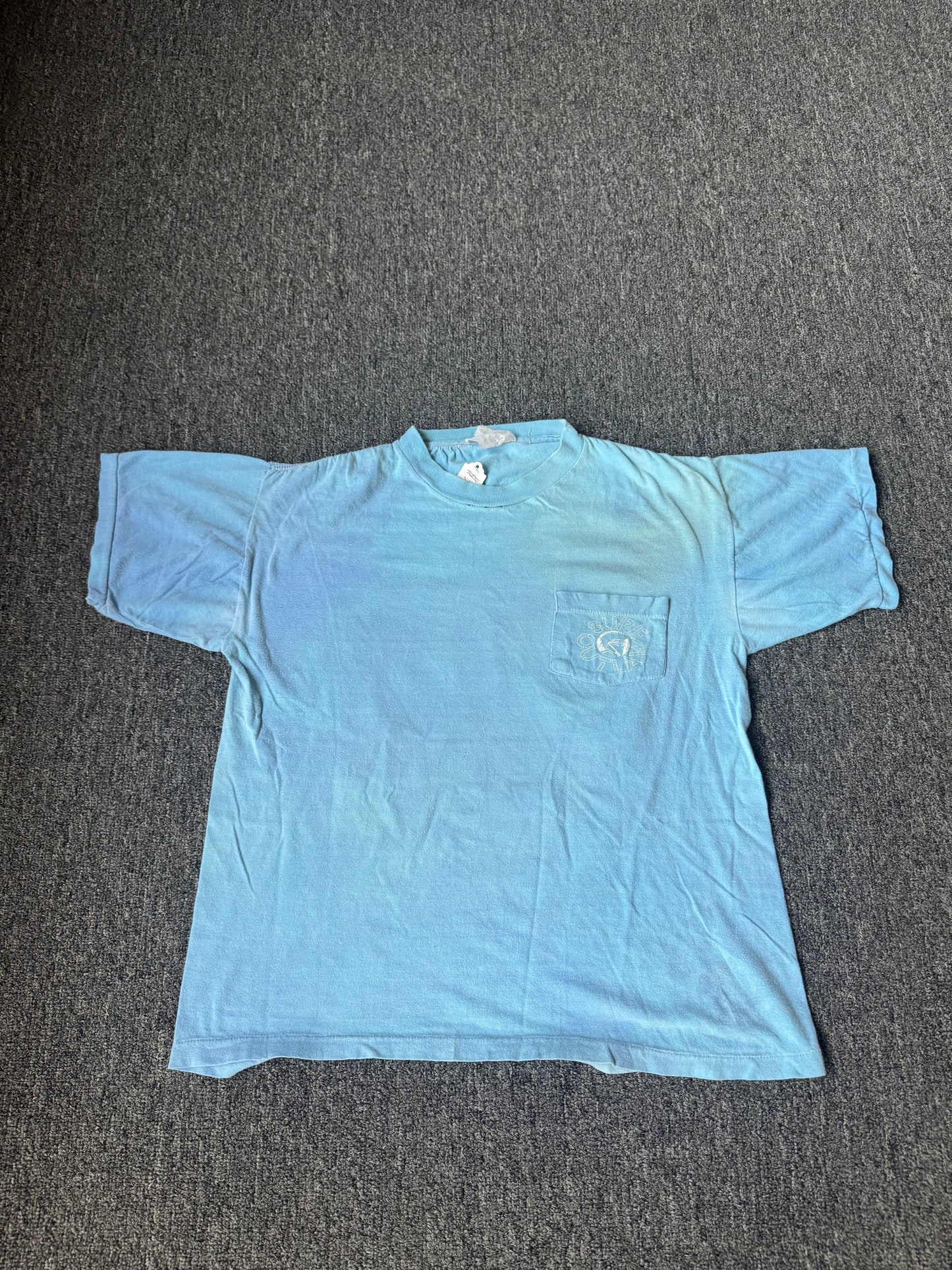 Blue 80s Outlaw Surf Shirt (M)