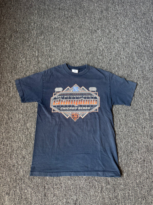 Navy 2001 Chicago Bears NFL Shirt (M)