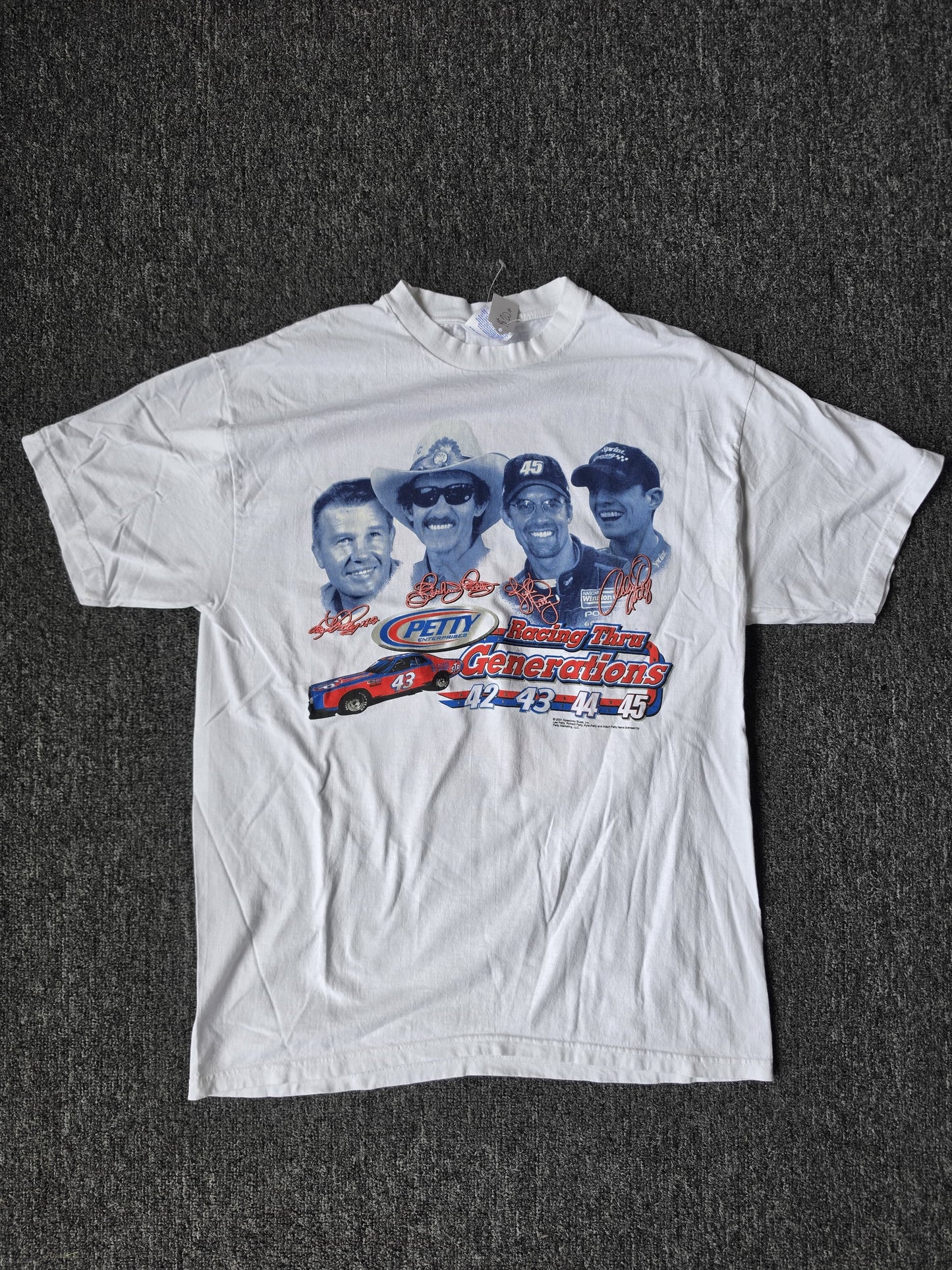 White NASCAR Racing Thru Generations (L)