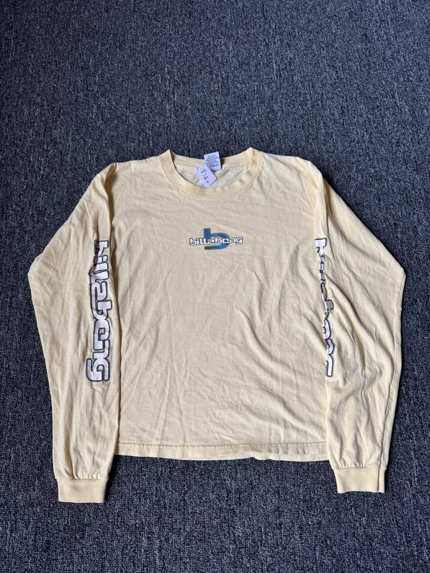 Yellow Billabong Surf Long Sleeve Shirt (M)