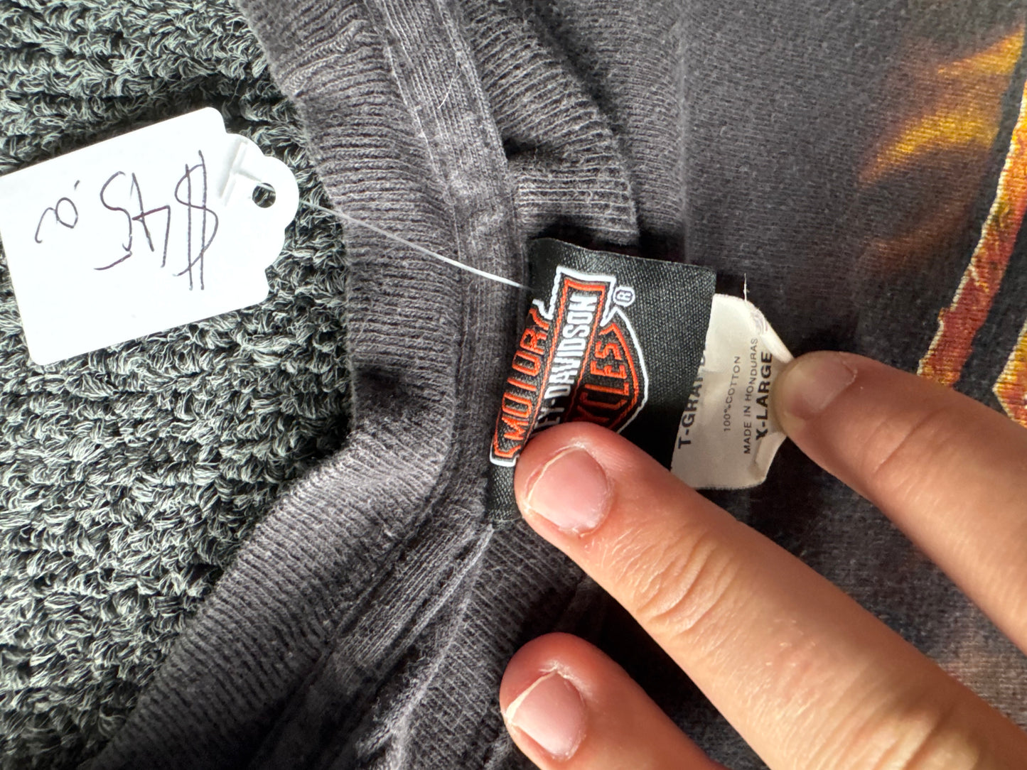 Harley Davidson Flame Logo Shirt (XL)