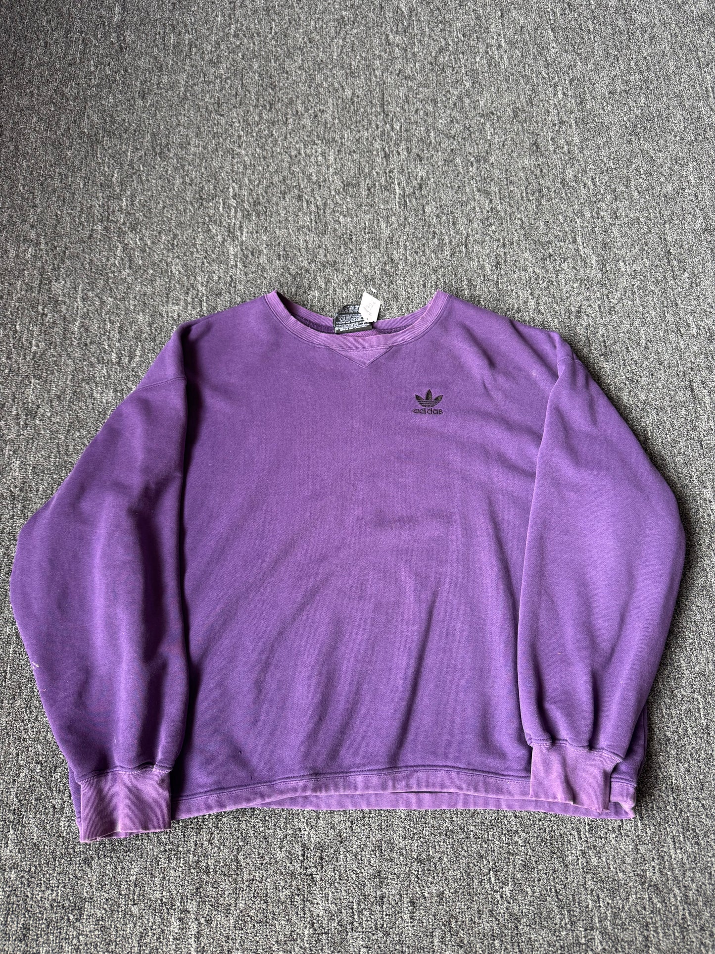 90s Purple Adidas Crewneck (XL)