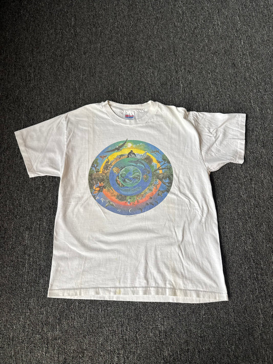 White Nature Circle Of Life Shirt (L)