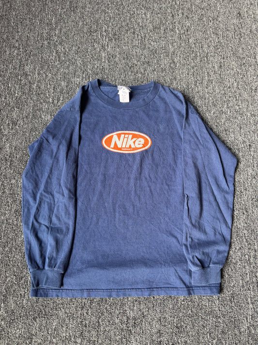 Navy Blue Nike Long Sleeve (S)