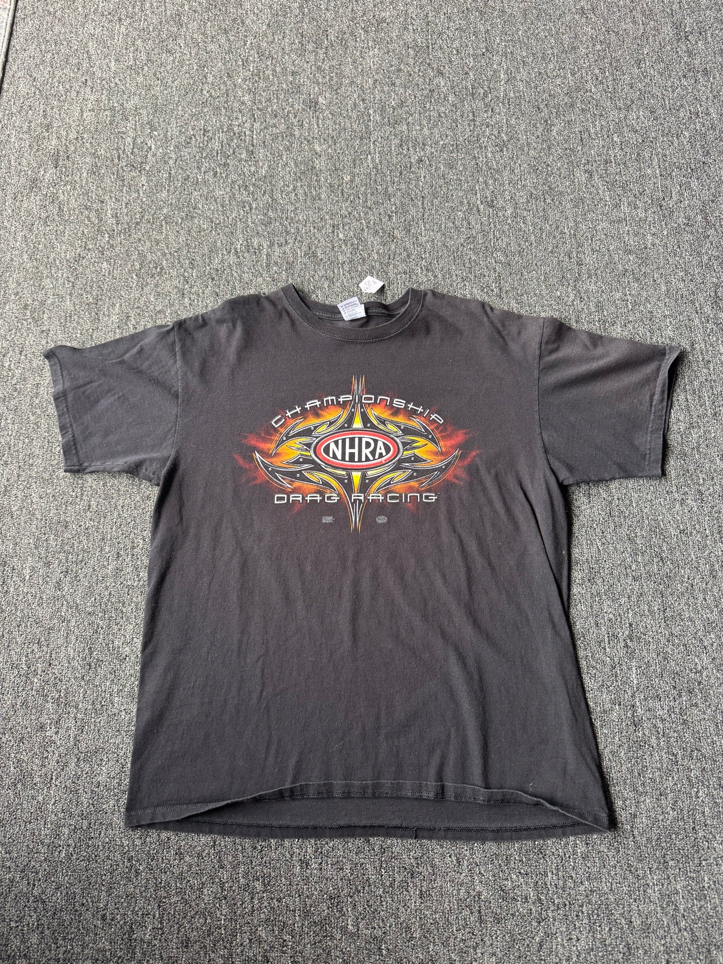 Y2K NHRA Drag Racing Shirt (XL)