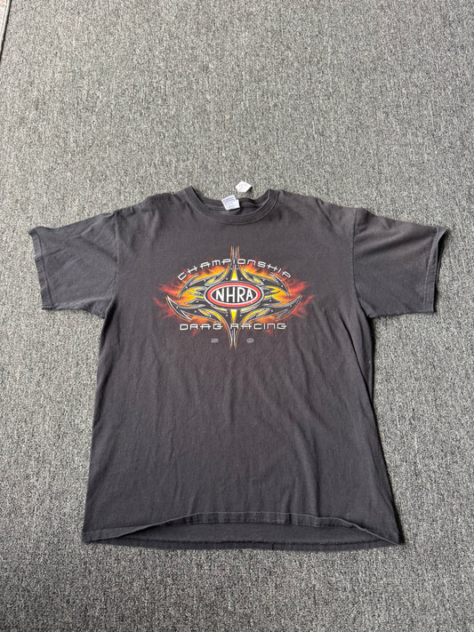 Y2K NHRA Drag Racing Shirt (XL)