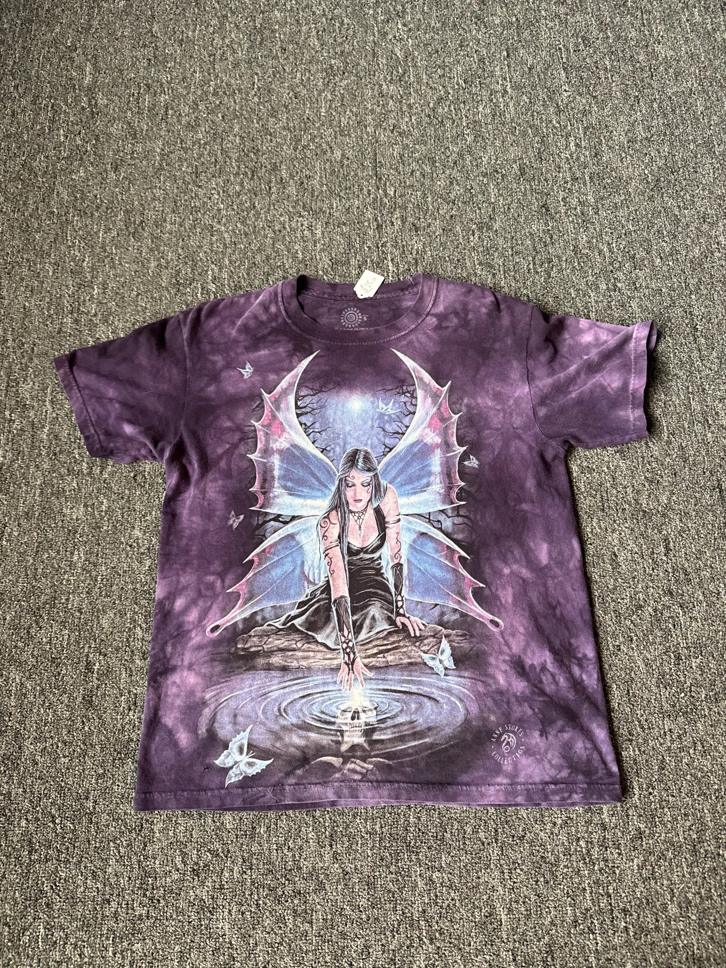 Y2K Purple Fairy Mountain Shirt (S)