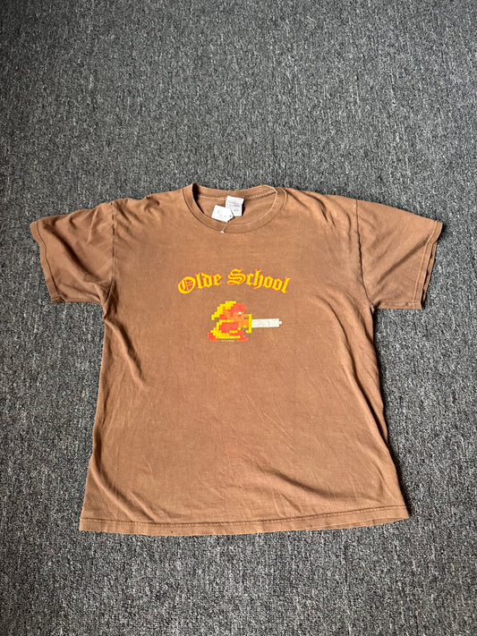 2000s Brown Old School Zelda Shirt (L)