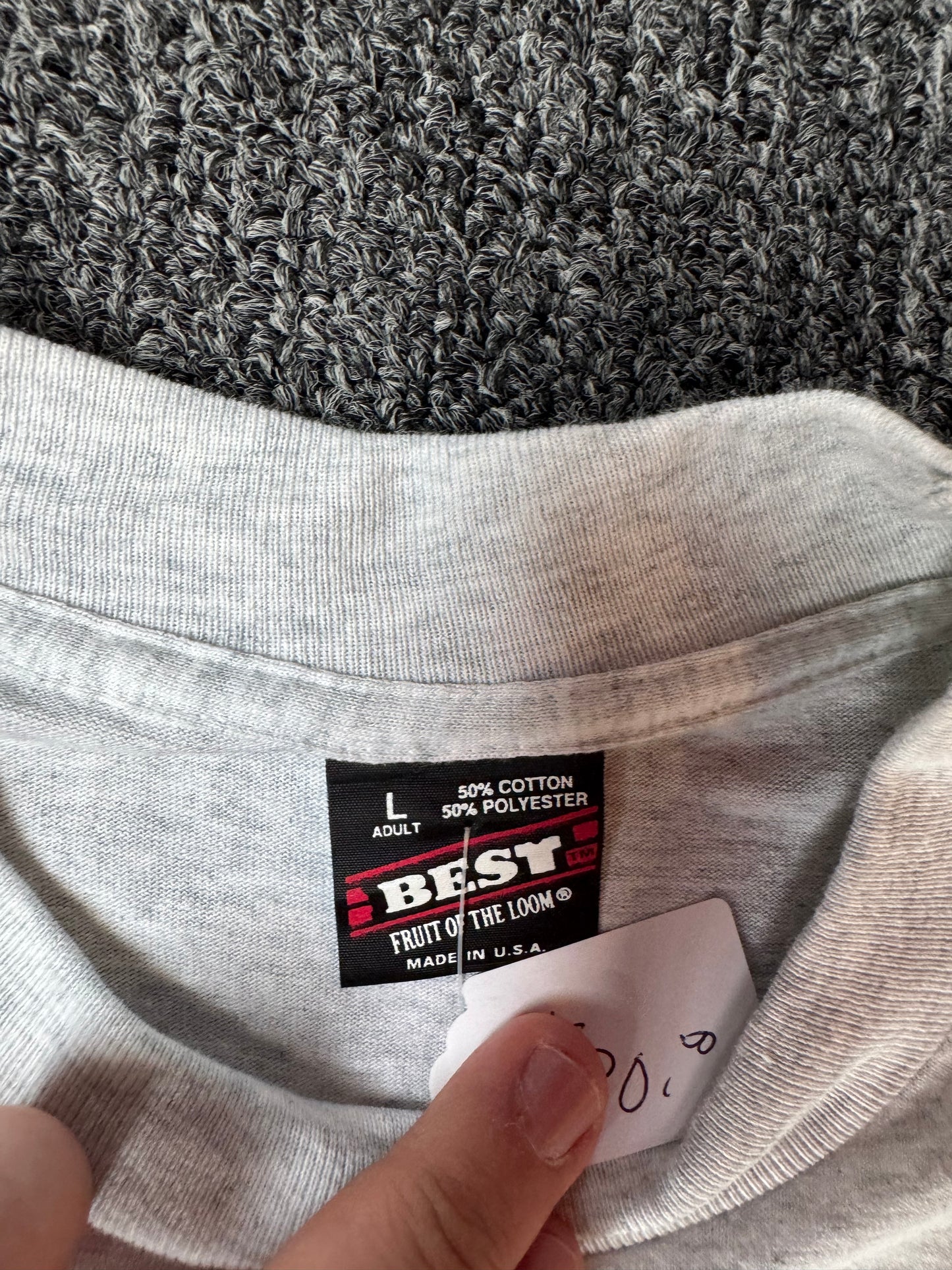 Grey Wisconsin Rose Bowl Champions Shirt (L)