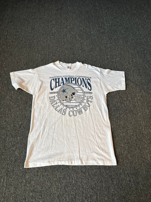 White 90s Dallas Cowboys Shirt (XL)