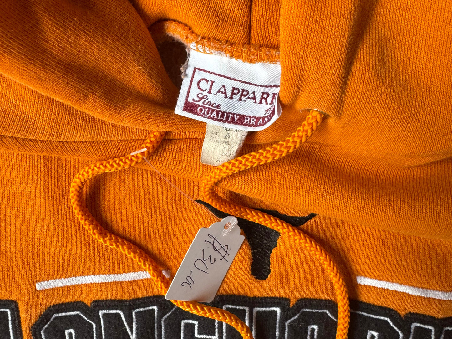 Orange Texas Longhorns Hoodie (XL)