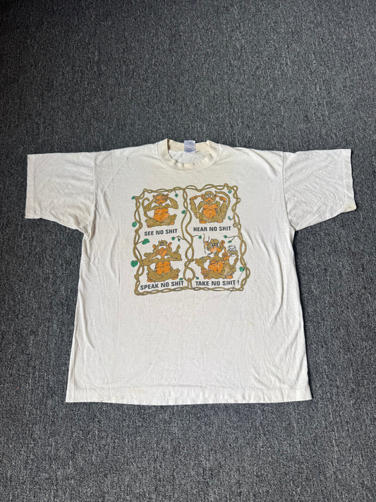 Monkey Funny Shit Shirt (XL)