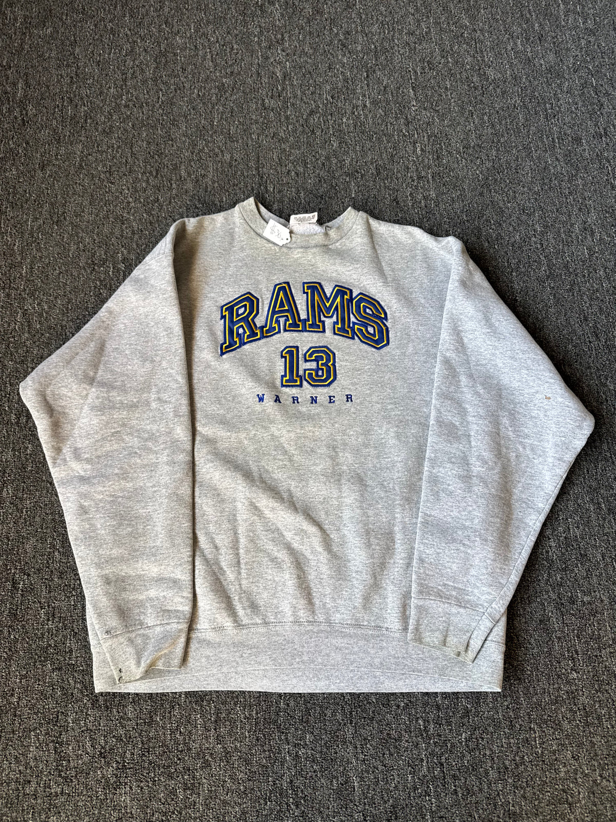 Grey Rams Kurt Warner Crewneck (XL)