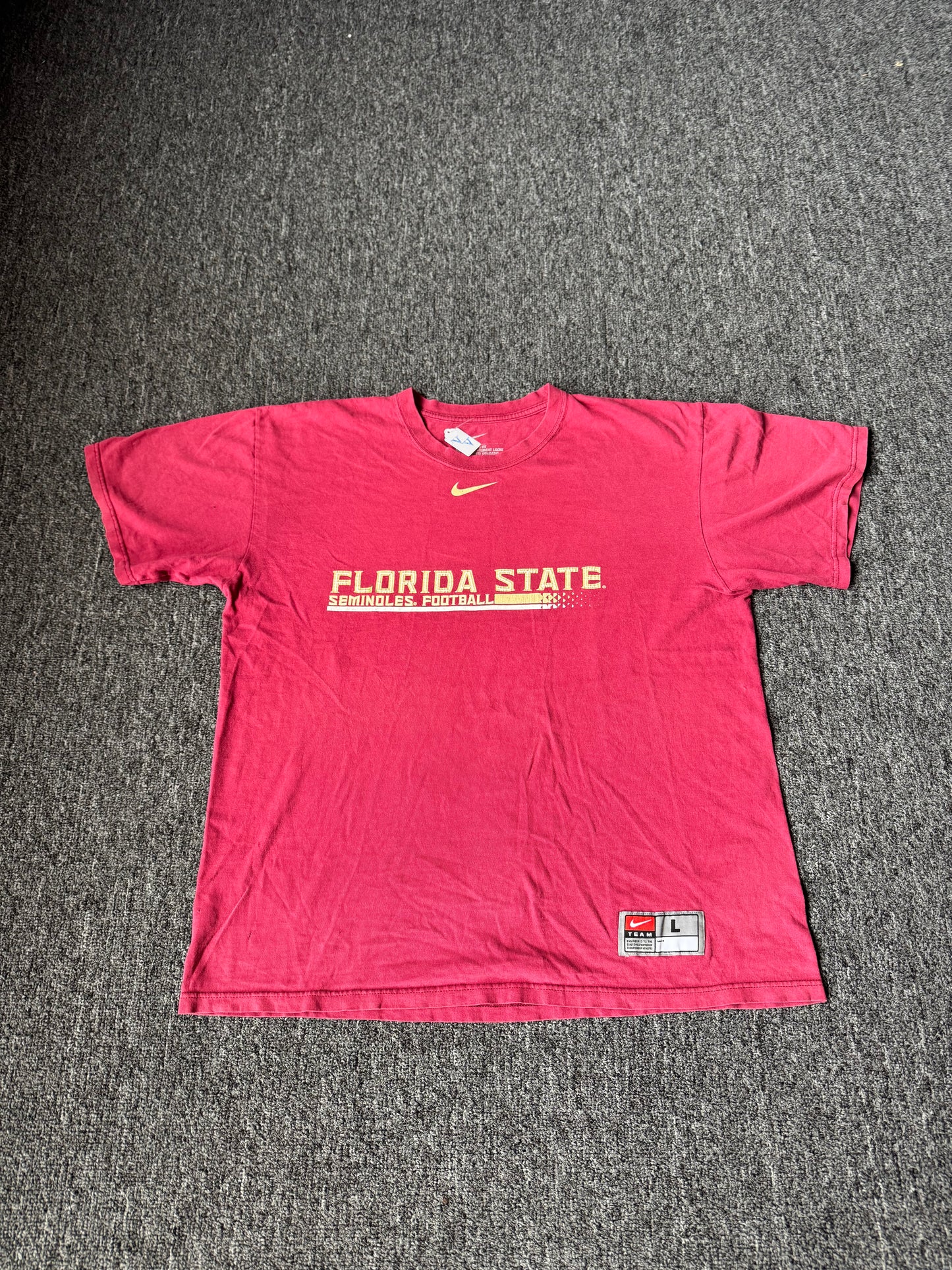 Burgundy Nike FSU Center Swoosh Shirt (L)