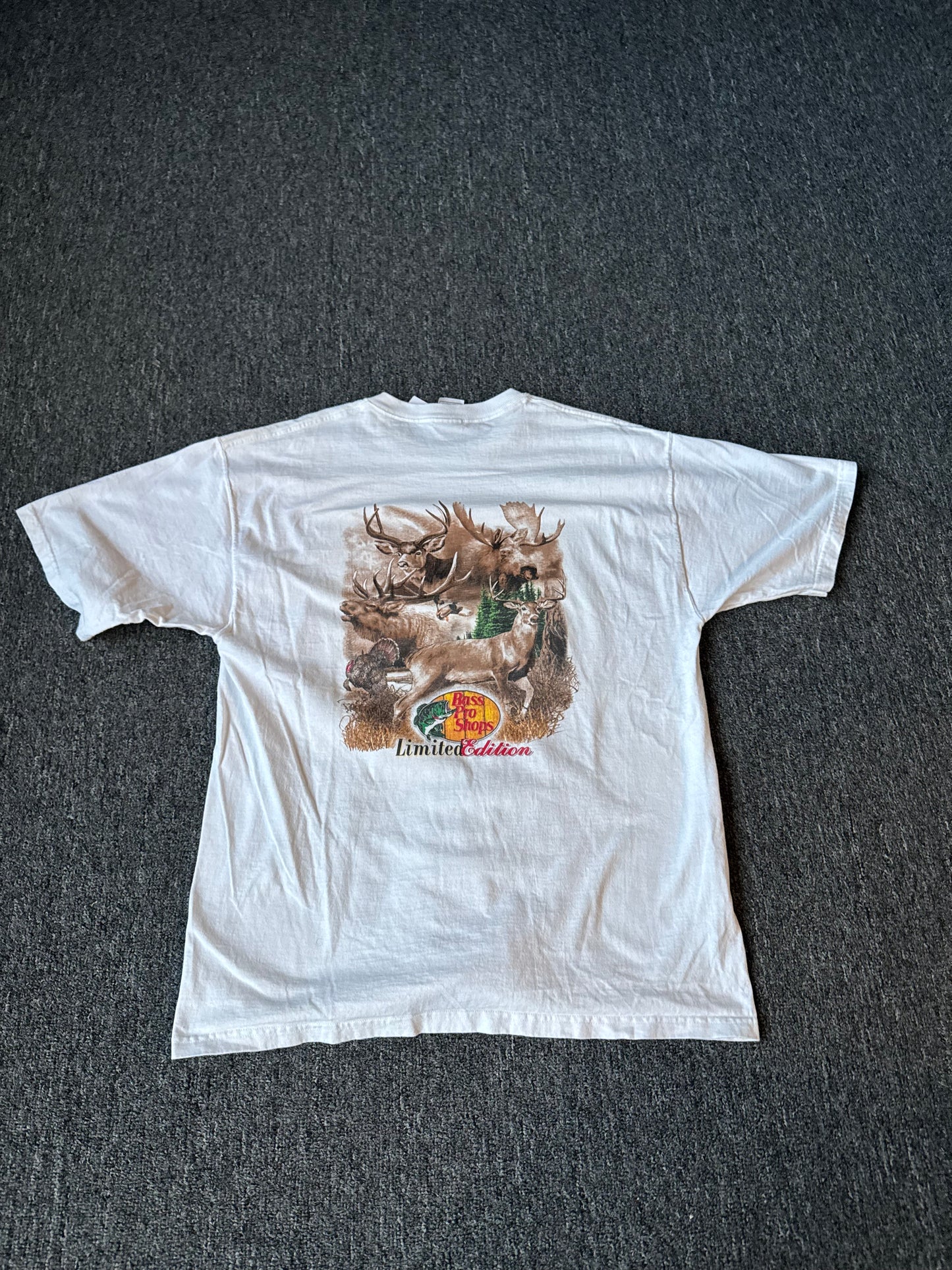 White Bass Pro Nature Tee (XL)