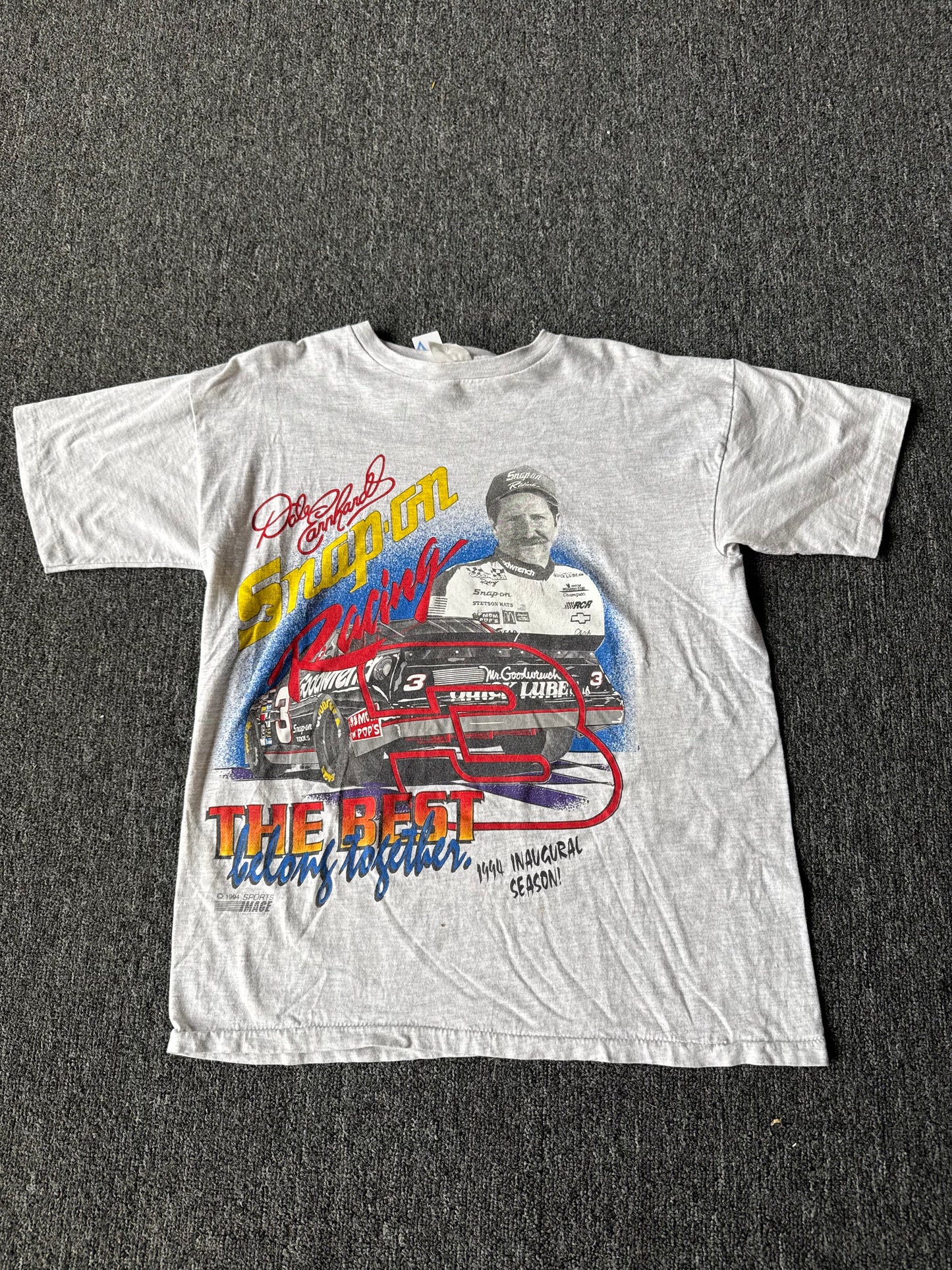 Grey Dale Earndhart NASCAR Shirt (L)