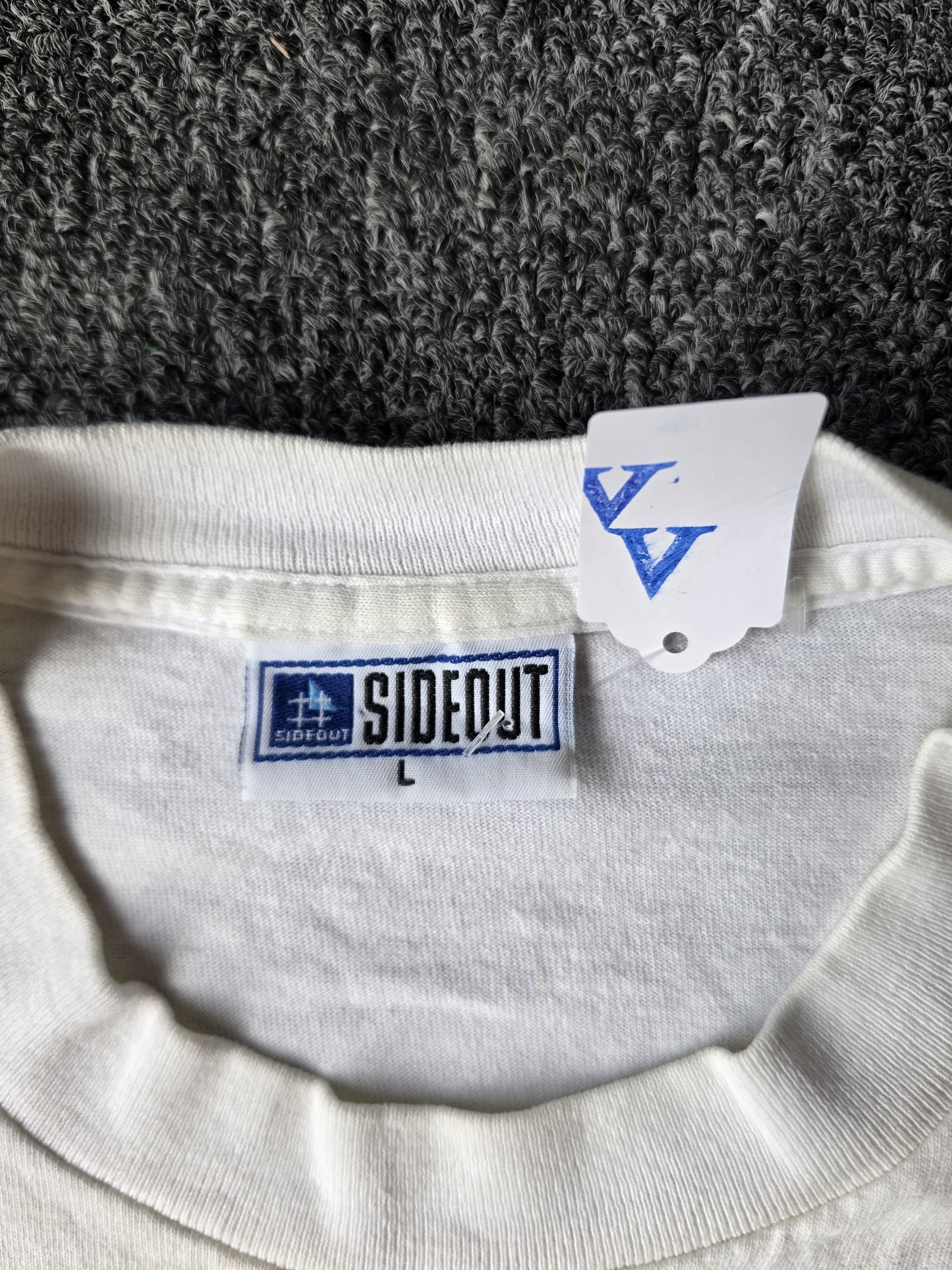 White Sideout Volleyball Shirt (L)