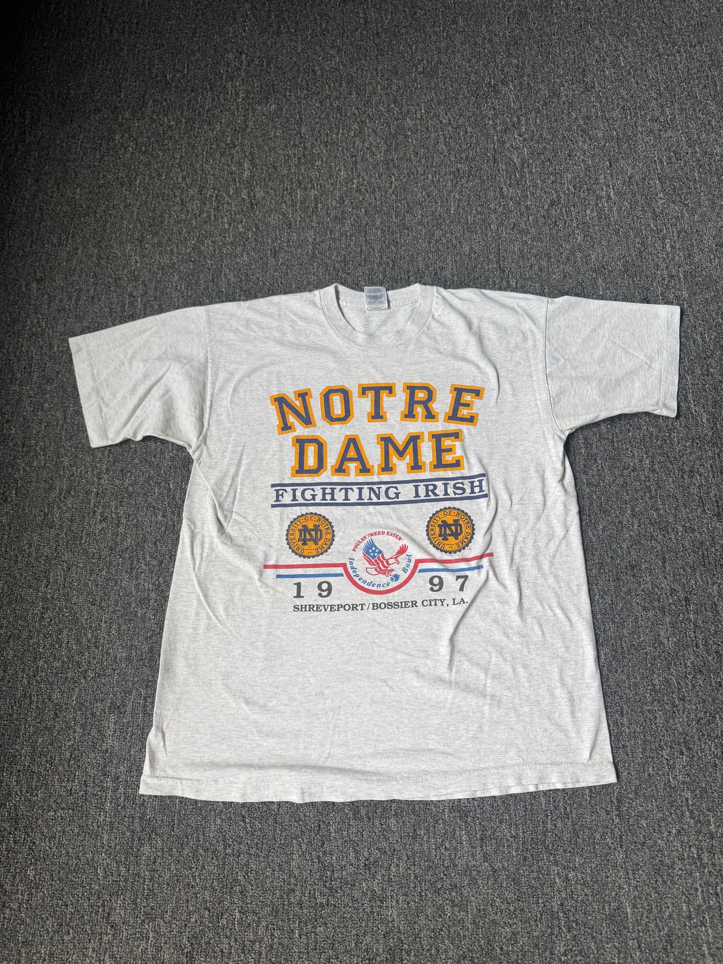 Grey Notre Dame 1997 Shirt (XL)
