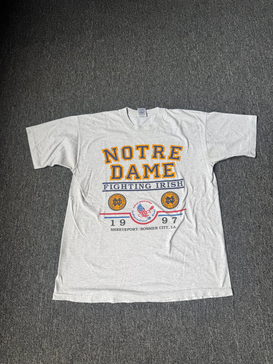 Grey Notre Dame 1997 Shirt (XL)