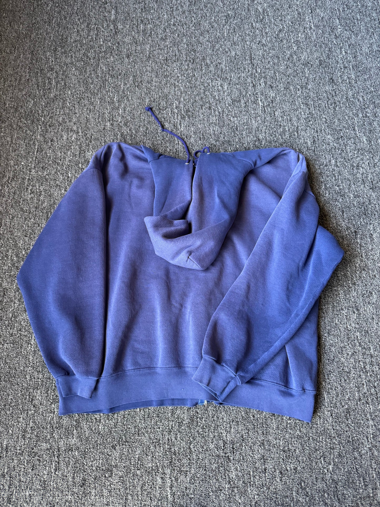 Faded Navy Blue Zip Up Jacket (XL)
