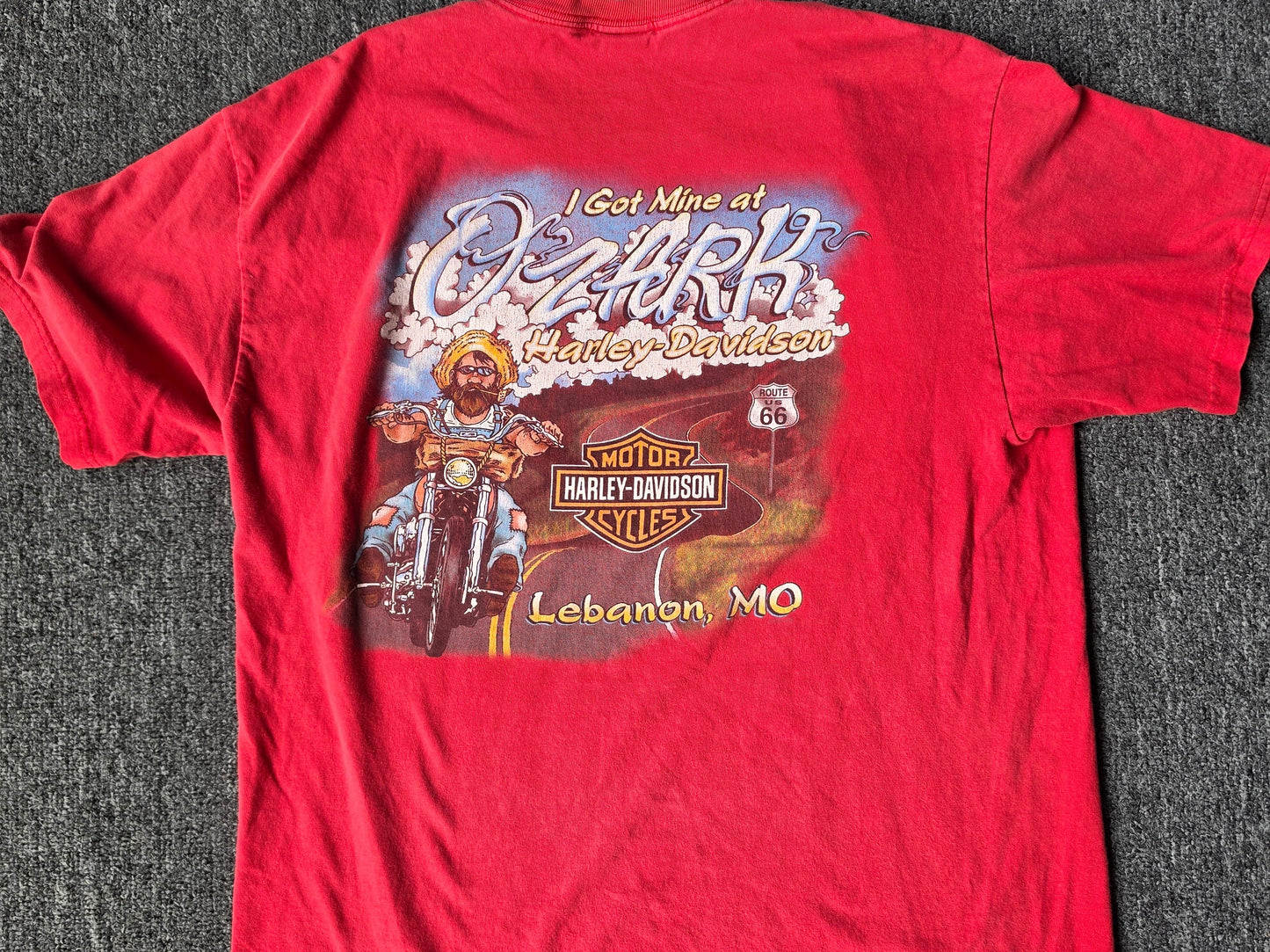 Red Harley Davidson Lebanon MO (L)