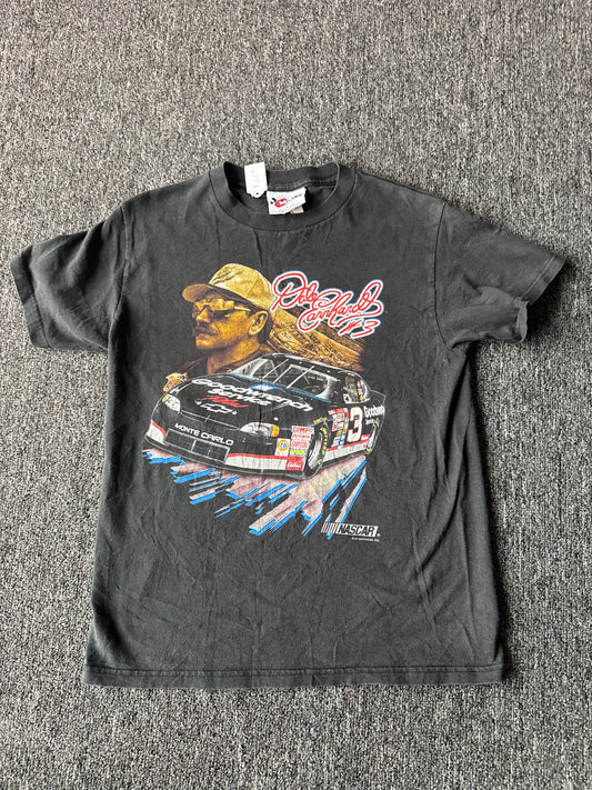 Black Faded Dale Earndhart NASCAR Shirt (L)