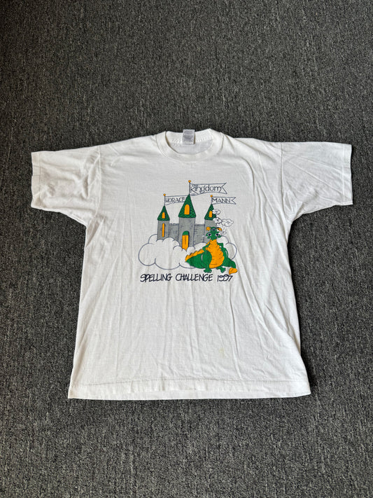 90s Dragon Spelling Challenge Shirt (L)