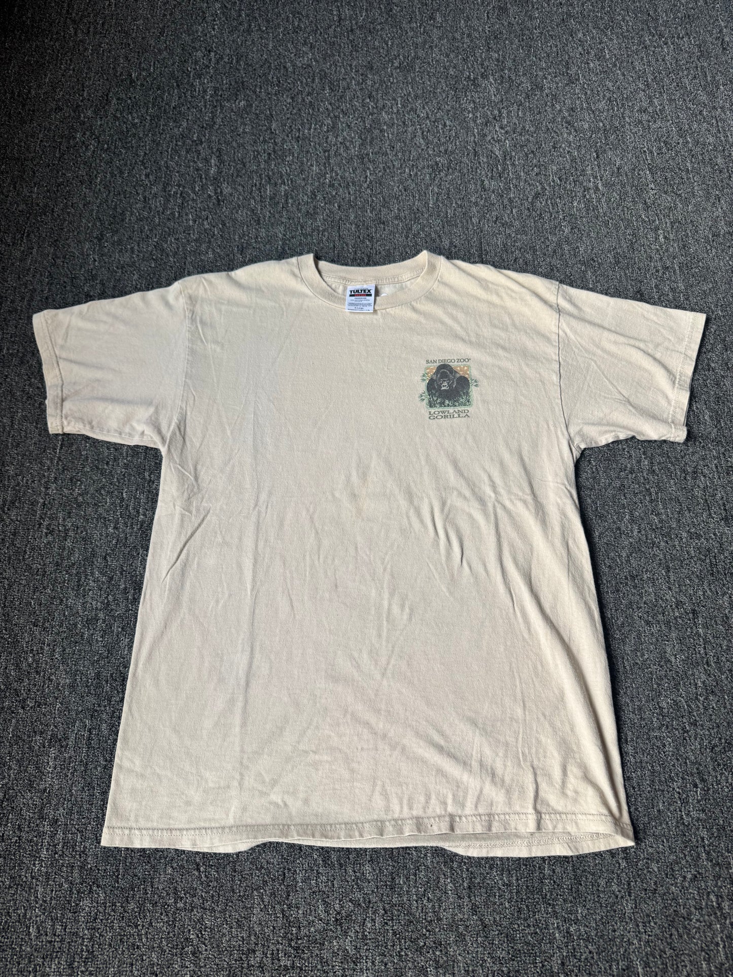 Tan San Diego Zoo Gorilla Shirt (XL)