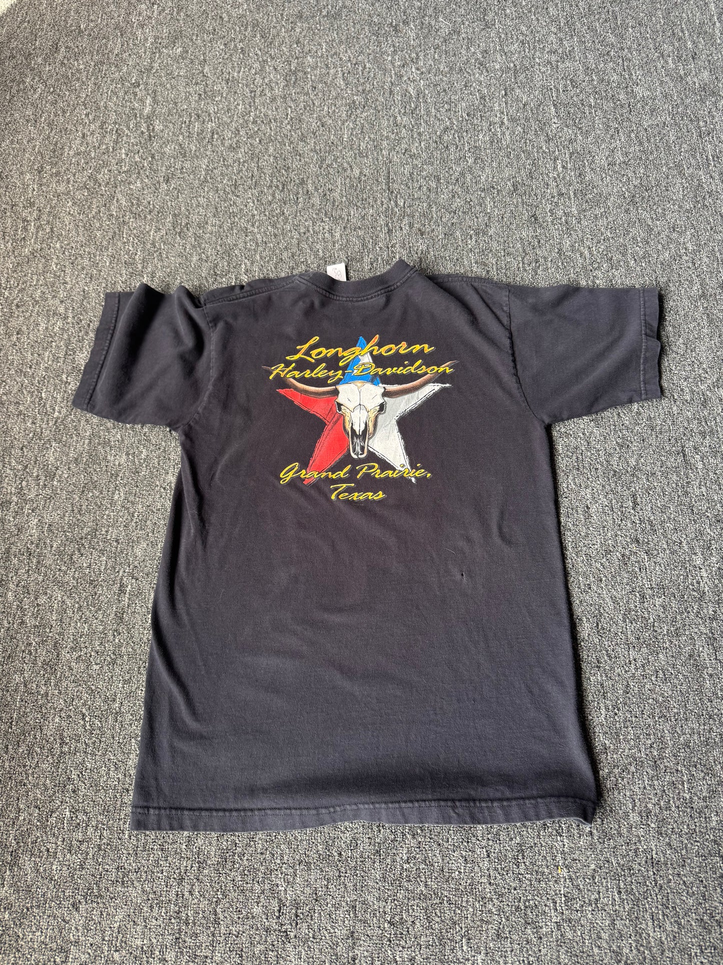 Black Grand Prairie Harley Davidson Shirt (L)