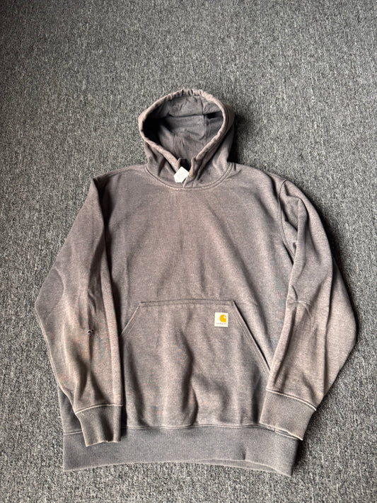Grey Faded Carhartt Hoodie (L)