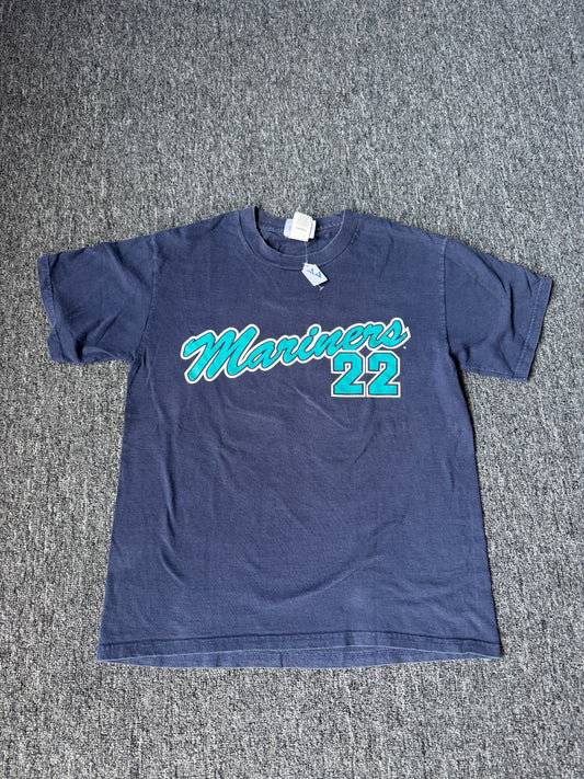 Navy Blue MLB Mariners Shirt (M)