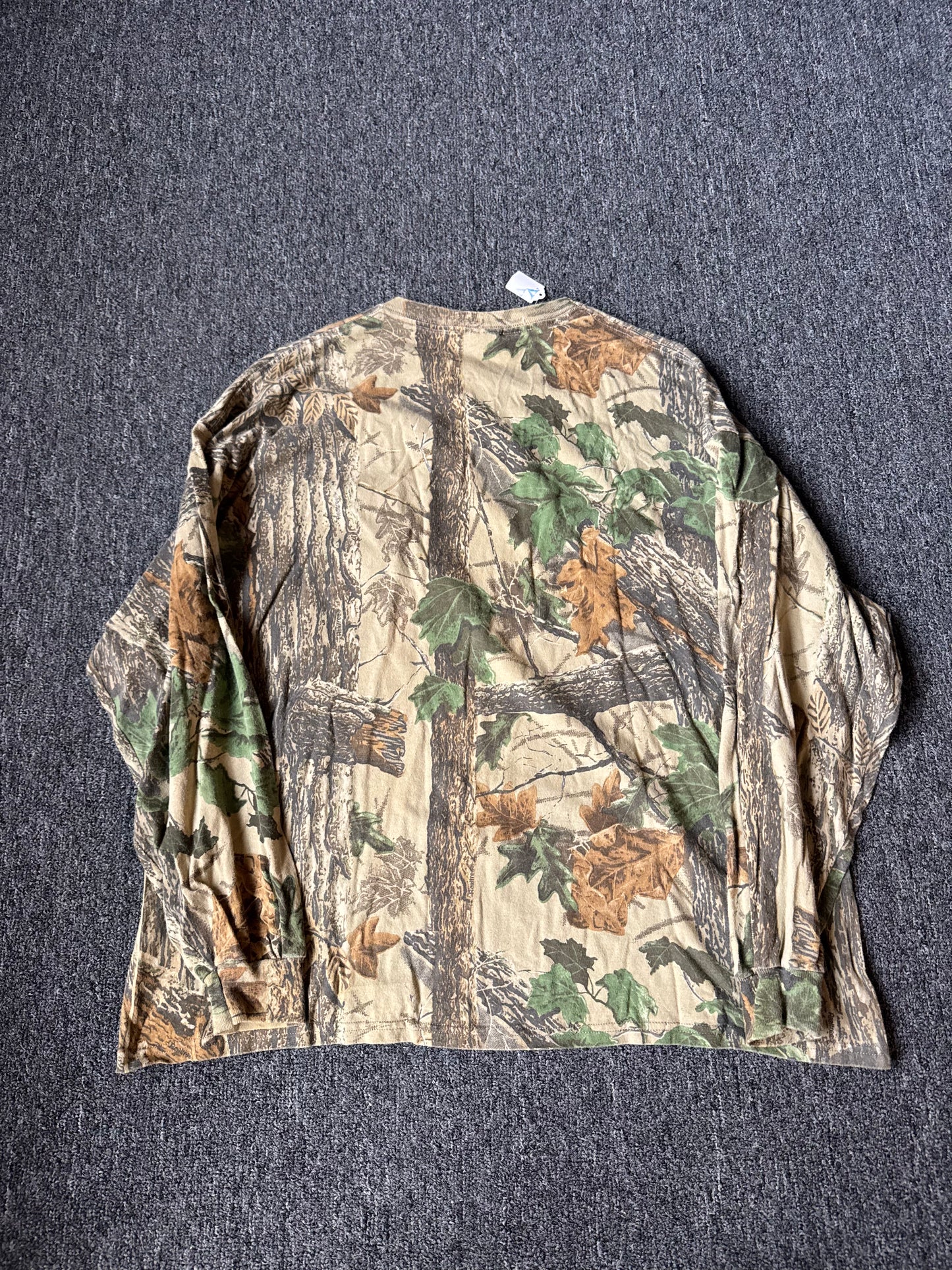 Faded Jerzees Camo Long Sleeve Shirt (2XL)