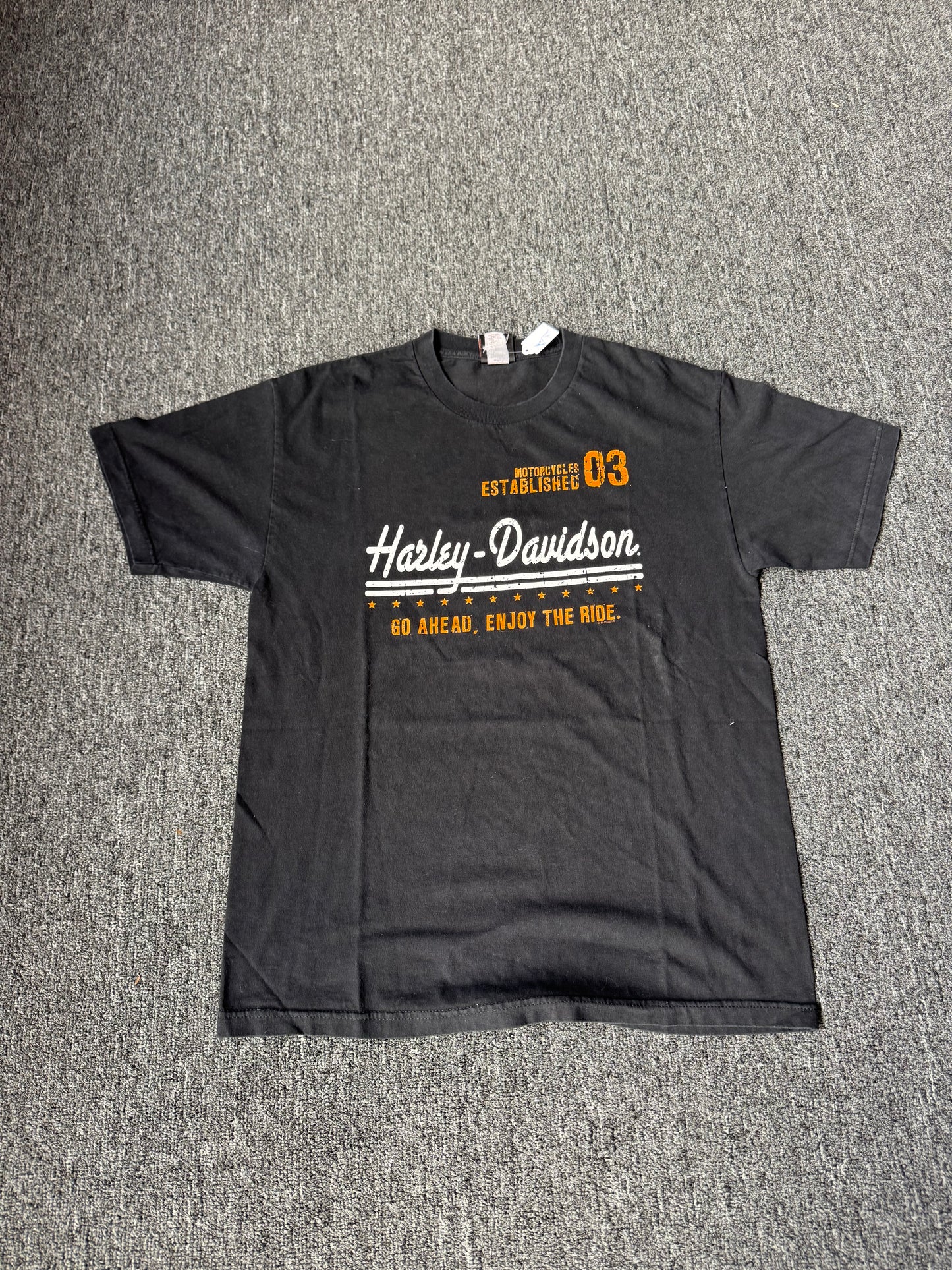 Black Harley Davidson Harley Heaven Shirt (L)