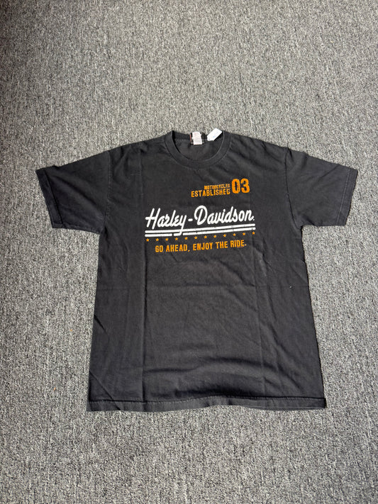 Black Harley Davidson Harley Heaven Shirt (L)