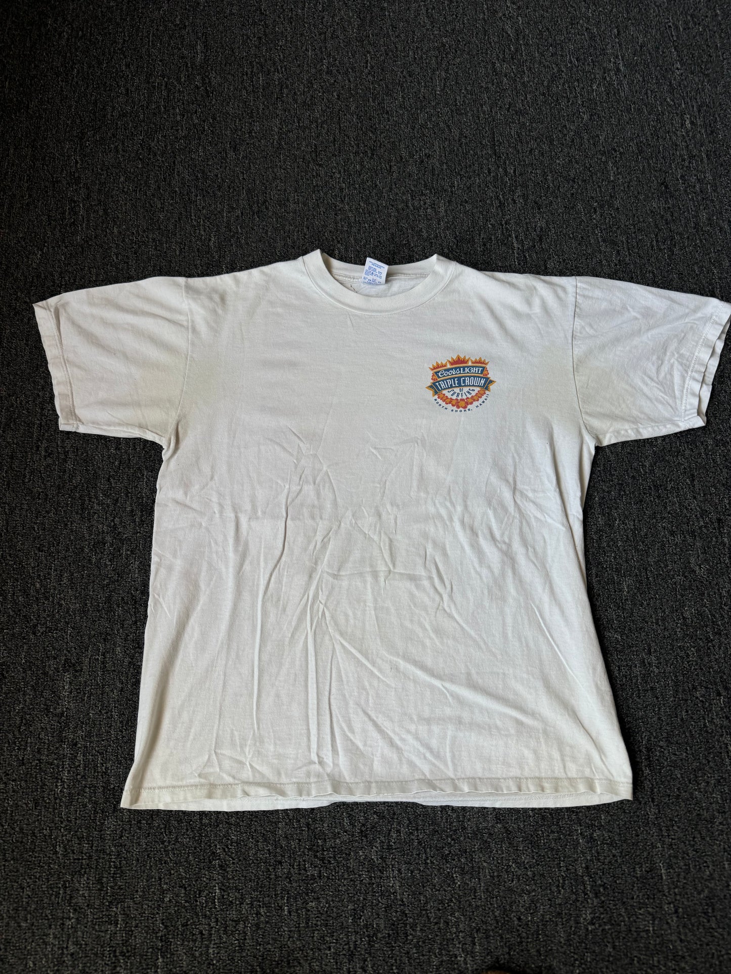 White Coors Light Beer Surf Shirt (L)