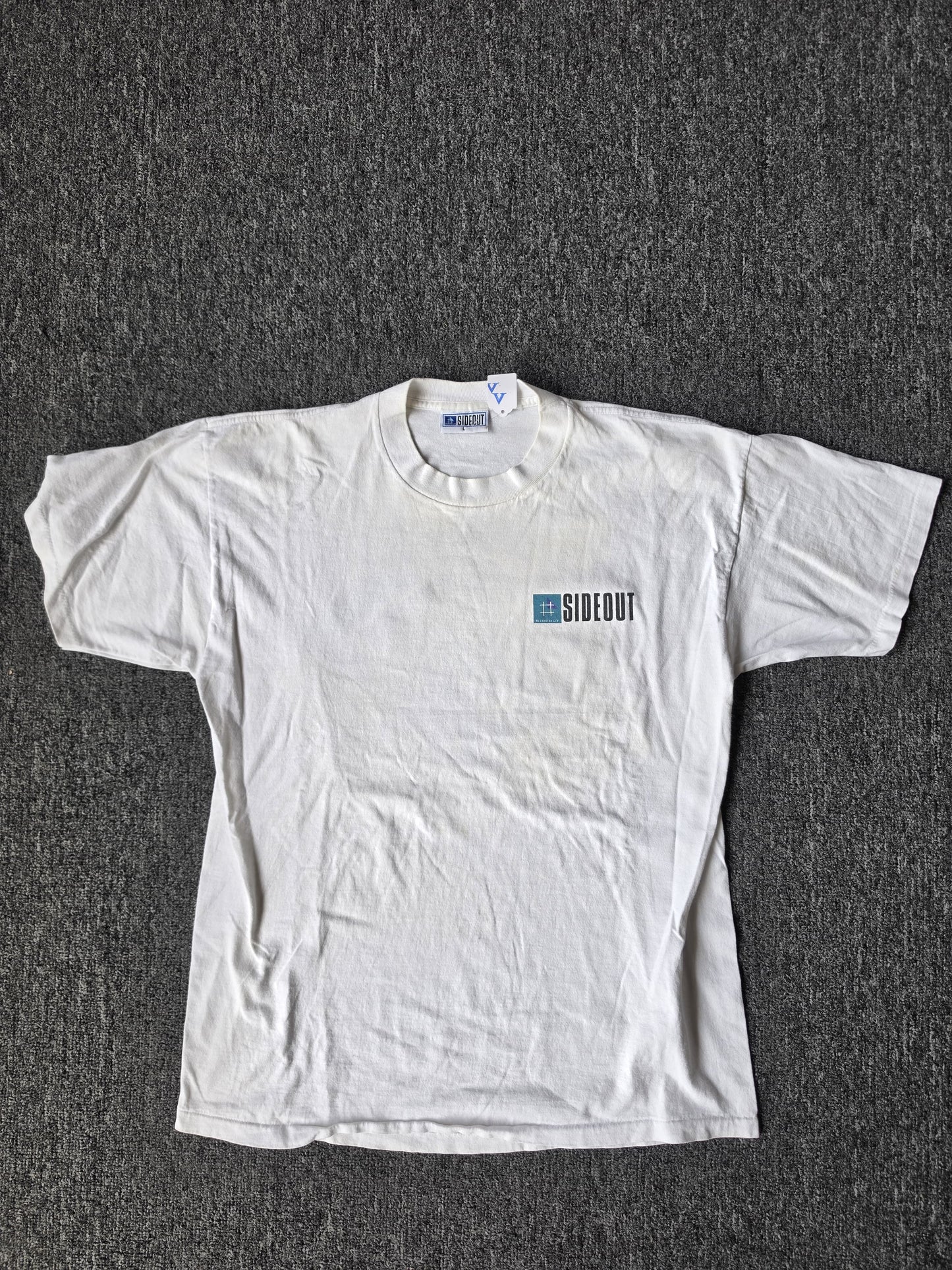White Sideout Volleyball Shirt (L)