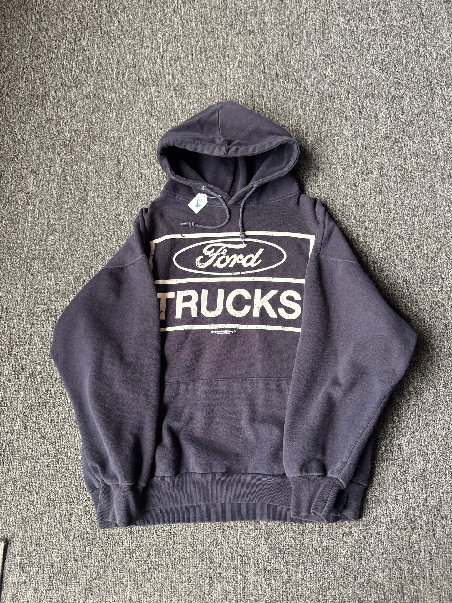 Navy Ford Trucks Hoodie (XL)
