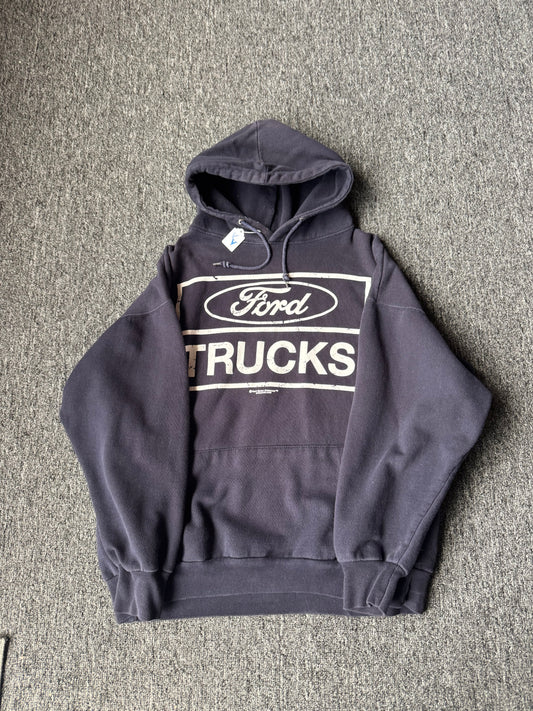 Navy Ford Trucks Hoodie (XL)