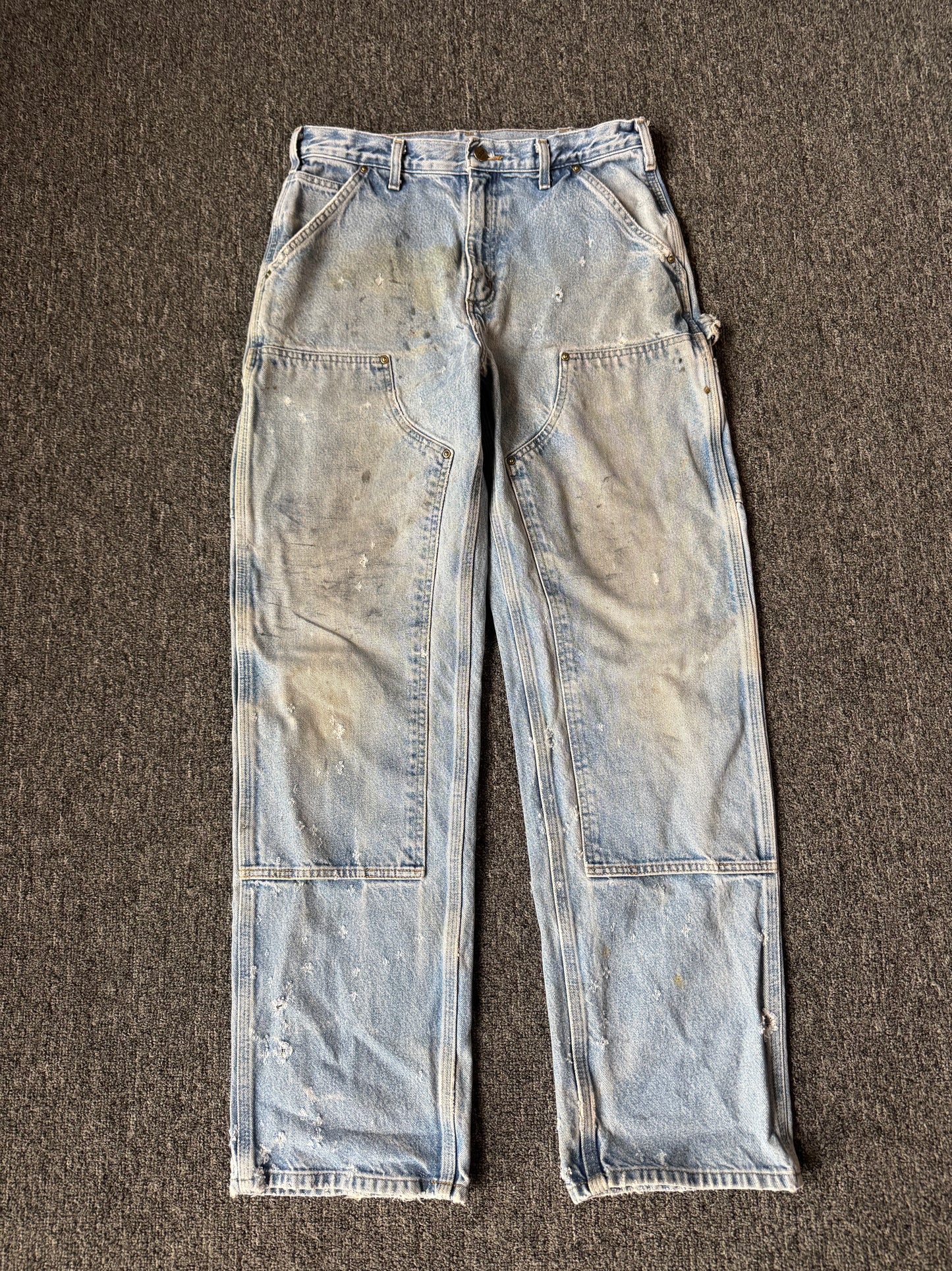 Denim Carhartt Double Knee Jeans (32x34)