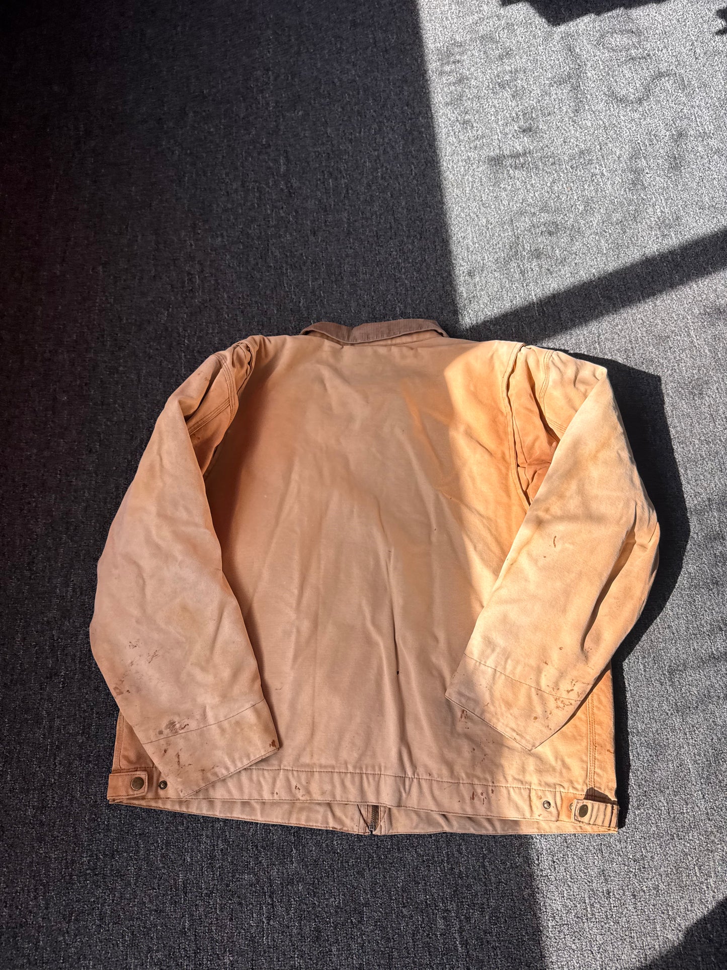 Tan Faded Distressed Dunbrooke Detroit Jacket (XL)