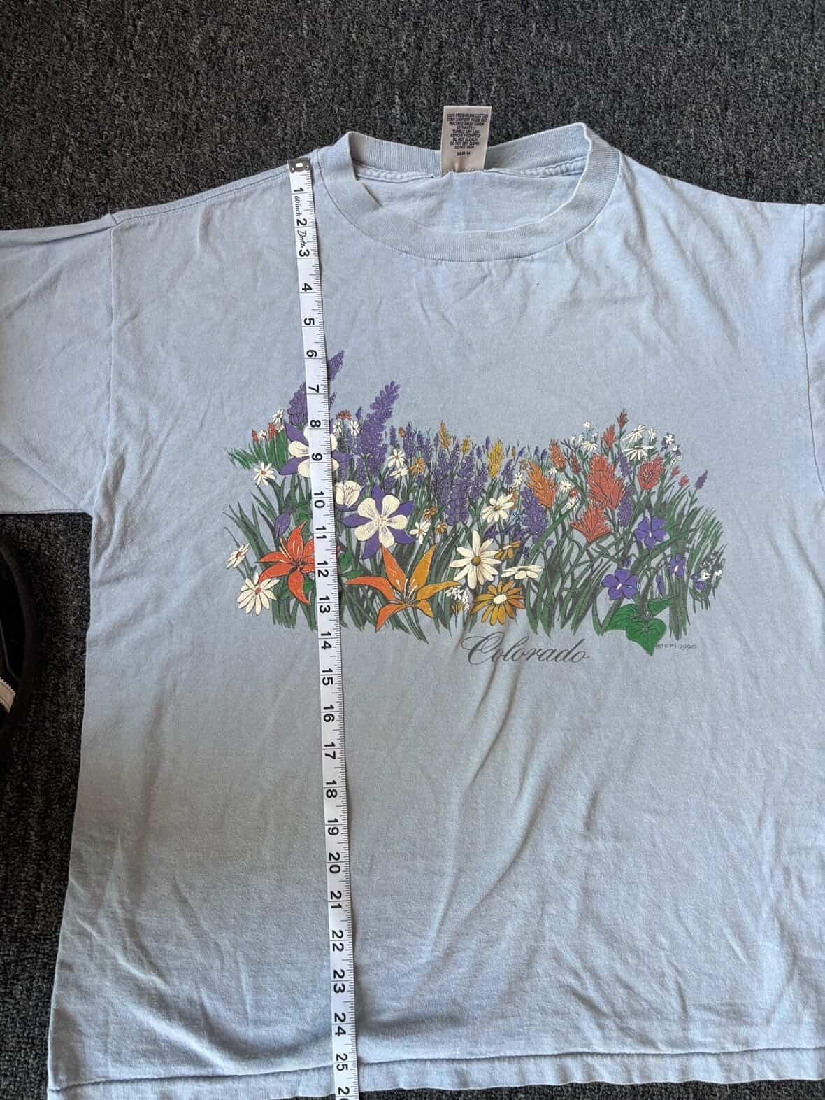 Colorado Flowers 1990 Nature Tee (L)