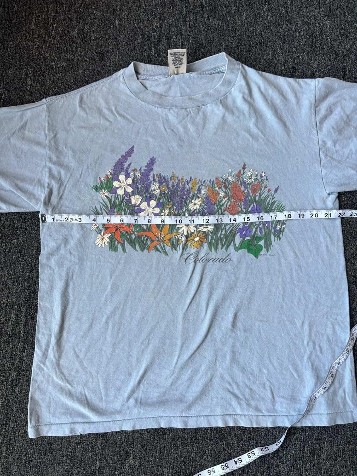 Colorado Flowers 1990 Nature Tee (L)
