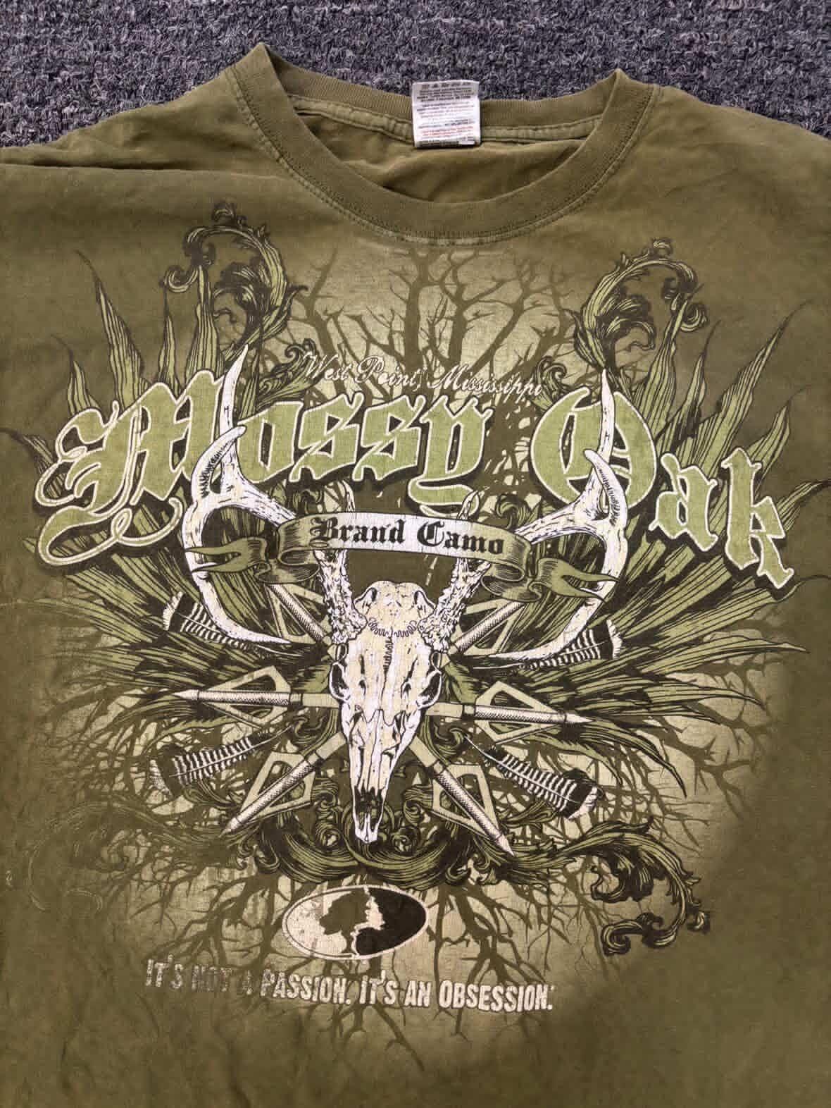 Mossy Oak Y2K Brand Camo Tee (2XL - more like XL)