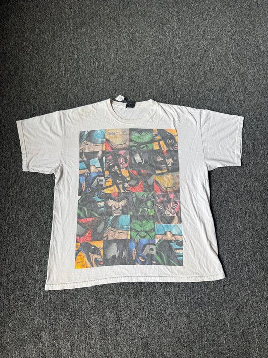 White Marvel Superheroes Shirt (XL)