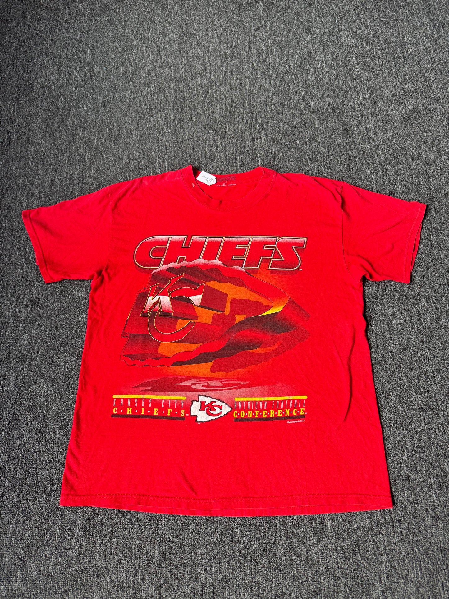 Red 1994 Kansas City Chiefs NFL Shirt (L)