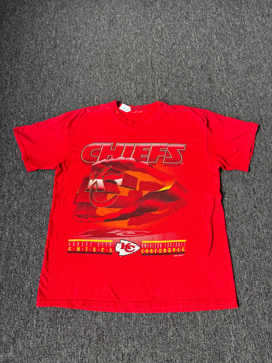 Red 1994 Kansas City Chiefs NFL Shirt (L)