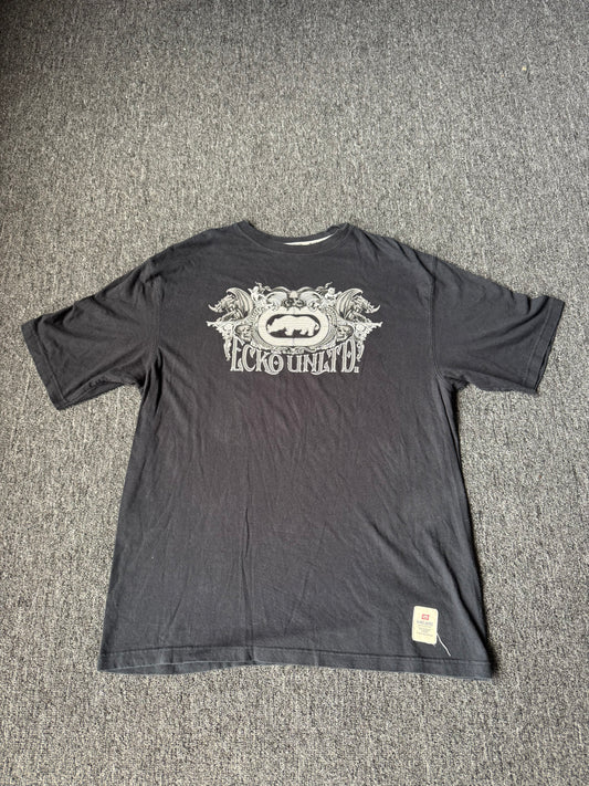 Black Y2K Ecko Unltd Shirt (XL)